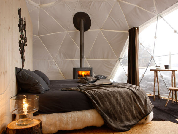 White Pod Alpine Ski Resort bedroom