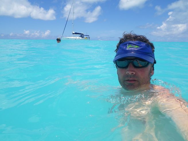 I shot this "saltwater selfie" when we first fell in love with Barbuda in 2007