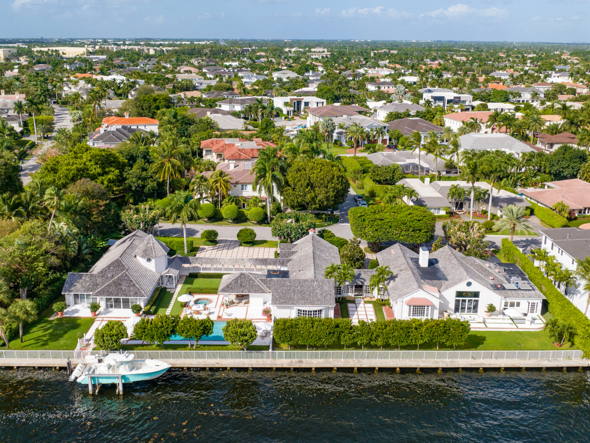 Currently Listed Boca Raton Waterfront Estate in Exclusive Gated