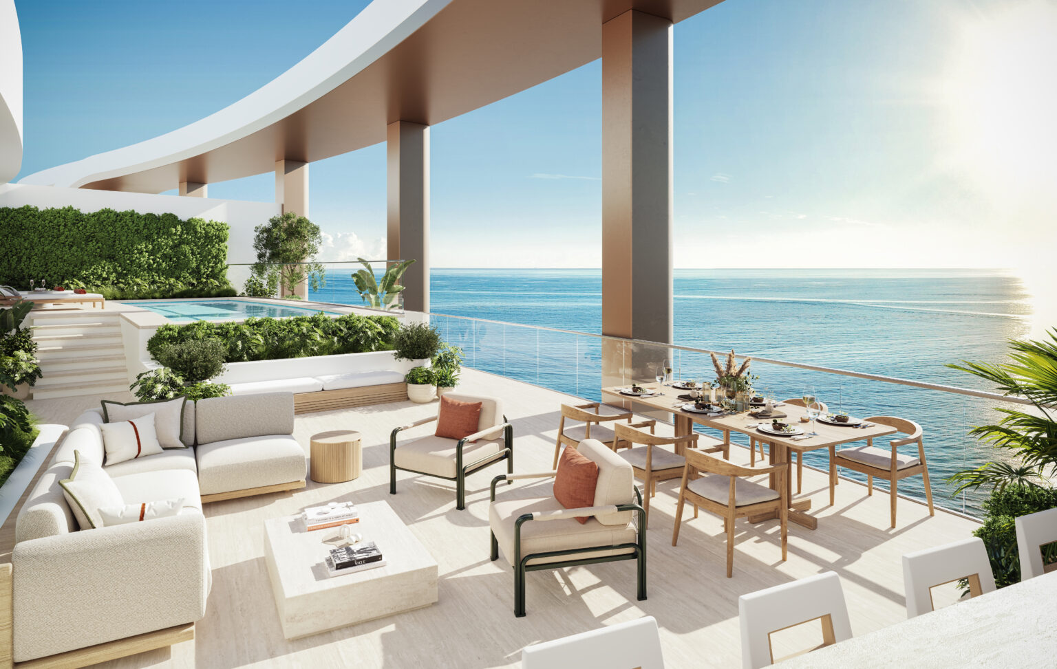 Curated visual reference: Gallery Detail: Home Of The Week Oceanfront Penthouse At W Pompano Beach