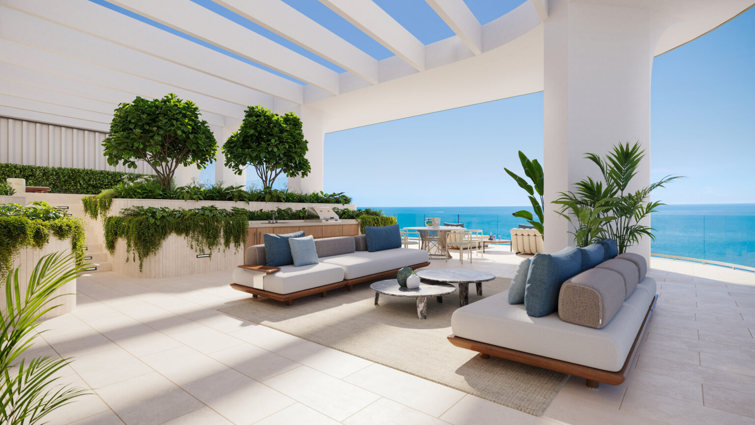 Beachfront Penthouse Homes Eco Modern Design