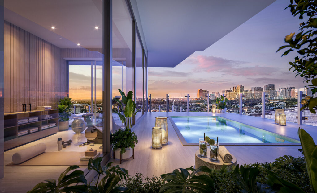 Home of the Week: Indigo Penthouse at Pier Sixty-Six Residences