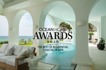 Ocean Home Awards 2026: The Best of Residential Coastal Design, over an Aegean-blue poolscape in Santa Rosa Beach, Florida