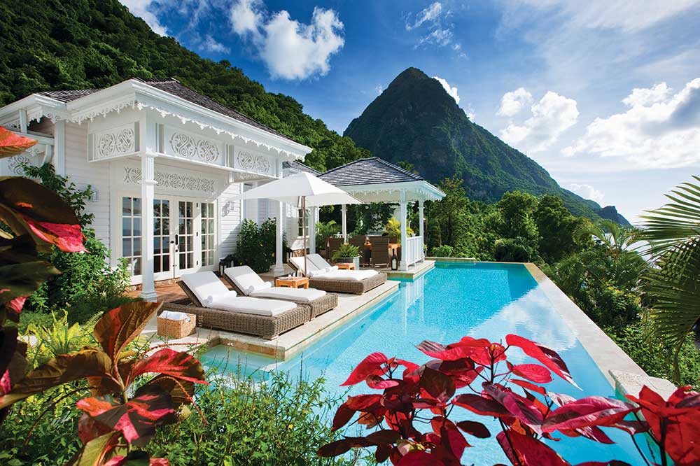 St Lucia S Sugar Beach Ocean Home Magazine